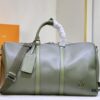 693072966e68136f4d9a5da1 This Keepall travel bag is crafted from LV Aerogram cowhide leather, showcasing a classic silhouette that highlights Louis Vuitton's exceptional leather craftsmanship. Leather labels and jacquard woven shoulder straps pay tribute to the brand's travel heritage, while the carry-on size makes it ideal for weekend getaways.