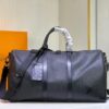 6930729b6e68136f4d9a5dab This Keepall travel bag is crafted from LV Aerogram cowhide leather, showcasing the iconic silhouette and Louis Vuitton's exceptional leather craftsmanship. The leather label and jacquard shoulder strap pay tribute to the brand's travel heritage, while the carry-on size makes it perfect for weekend getaways.