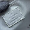 693072a66e68136f4d9a5dc6 New Arrival 'Louis Vuitton' Clutch Bag M11545 Gray-Green LOUIS VUITTON Pochette Voyage Zip Closure with Letter Logo, Leather Unisex Clutch for Men and Women, Multiple Colors