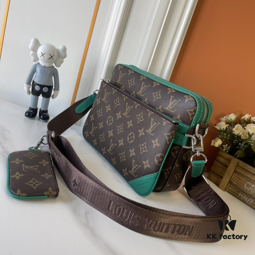 693072a86e68136f4d9a5dc9 Upgraded M12766 M69443 M45320 New Men's Bag Triple Set Messenger Bag Series