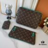 693072a96e68136f4d9a5dcb Upgraded M12766 M69443 M45320 New Men's Bag Triple Set Messenger Bag Series