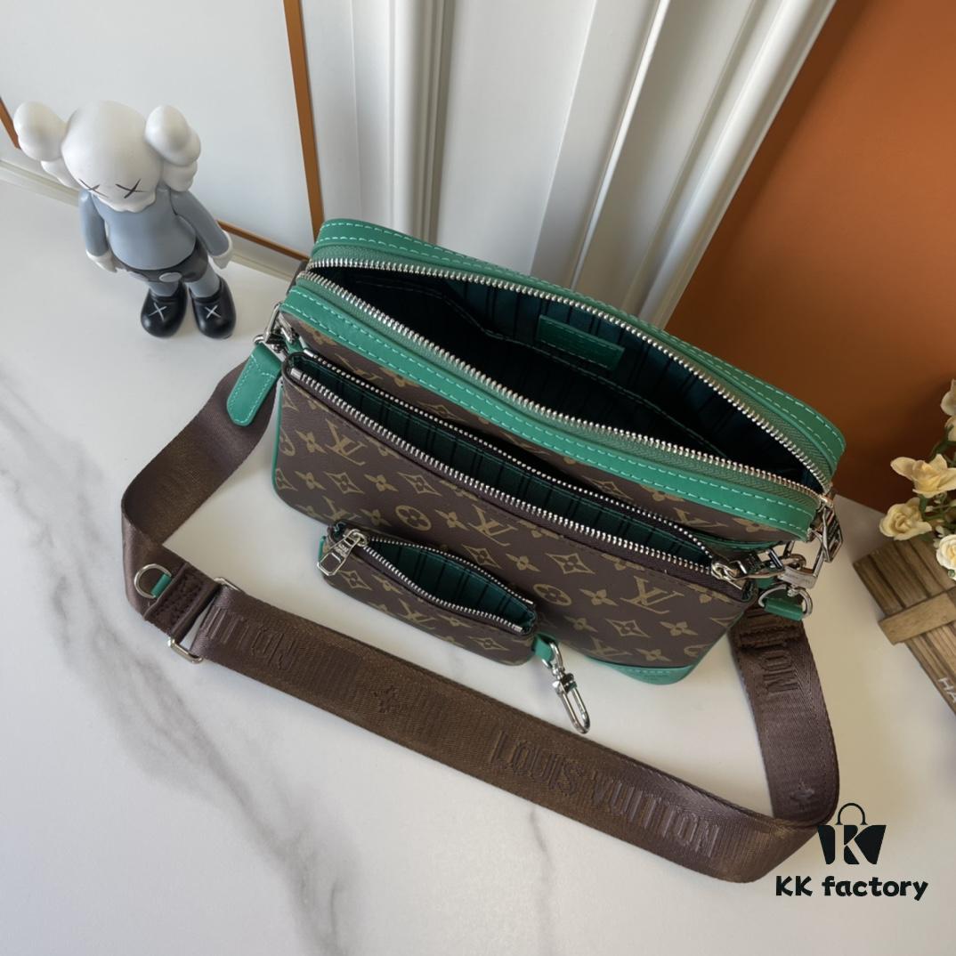 693072aa6e68136f4d9a5dce Upgraded M12766 M69443 M45320 New Men's Bag Triple Set Messenger Bag Series