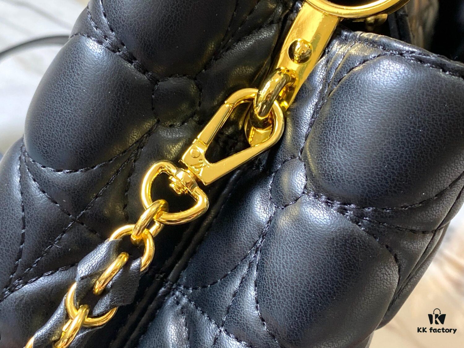 Upgraded M23999 Black Monogram Embroidered Floral Capucines BB Bag