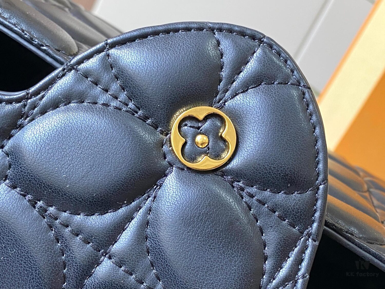 Upgraded M23999 Black Monogram Embroidered Floral Capucines BB Bag