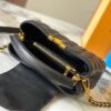 693072b66e68136f4d9a5dde Upgraded M23998 Black Monogram Embroidered Floral Capucines Mini Bag