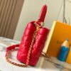 Upgraded M23999 Red Monogram Embroidered Floral Capucines BB Bag
