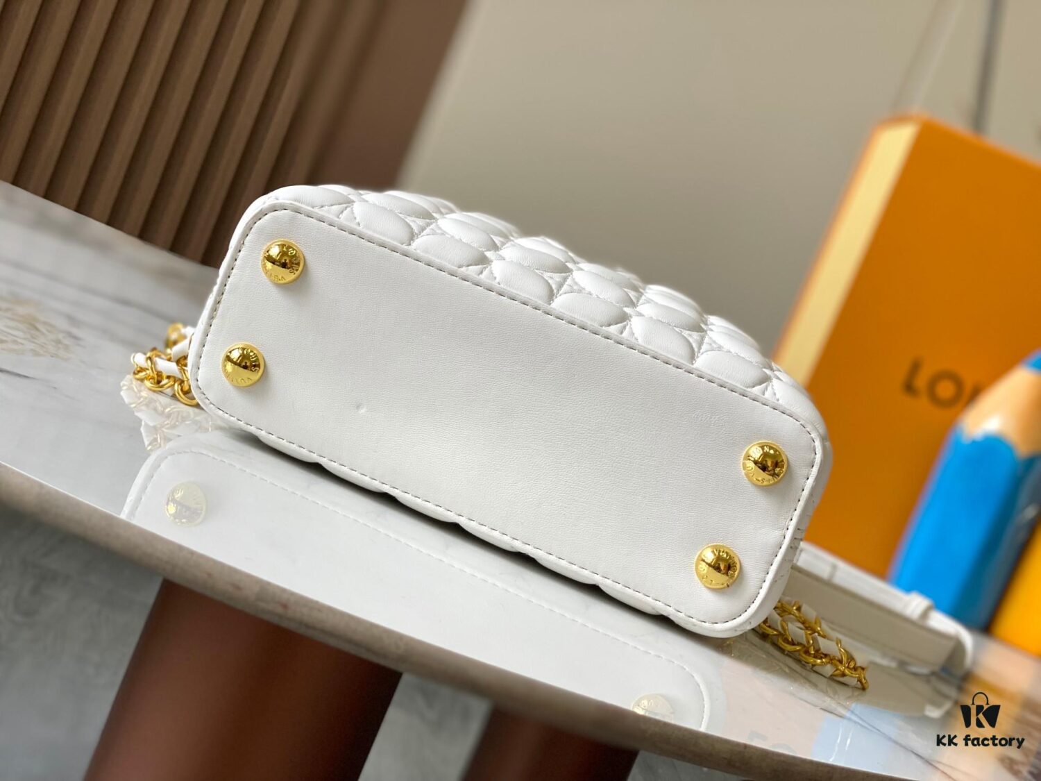 693072cb6e68136f4d9a5dfe Upgraded M23998 White Monogram Embroidered Floral Capucines Mini Bag