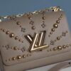 50306 Top Original Medium Twist Denim Bag [Rose] Compare and Confirm Inner Code: 0088 [Sun][Sun] LV's Latest Hottest Release 💃