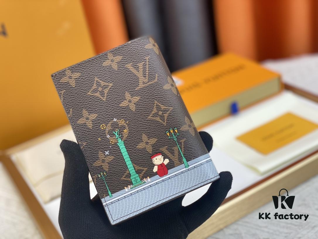 693072ef6e68136f4d9a5e42 M60410 Pink 👏👏 Vivienne Holidays 2022 Collection Passport Holder Celebrates Louis Vuitton's Travel Spirit