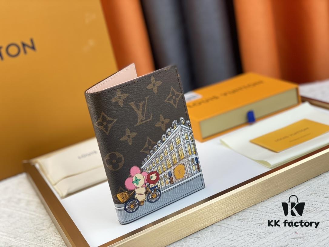 693072f26e68136f4d9a5e48 M60410 Pink 👏👏 Vivienne Holidays 2022 Collection Passport Holder Celebrates Louis Vuitton's Travel Spirit