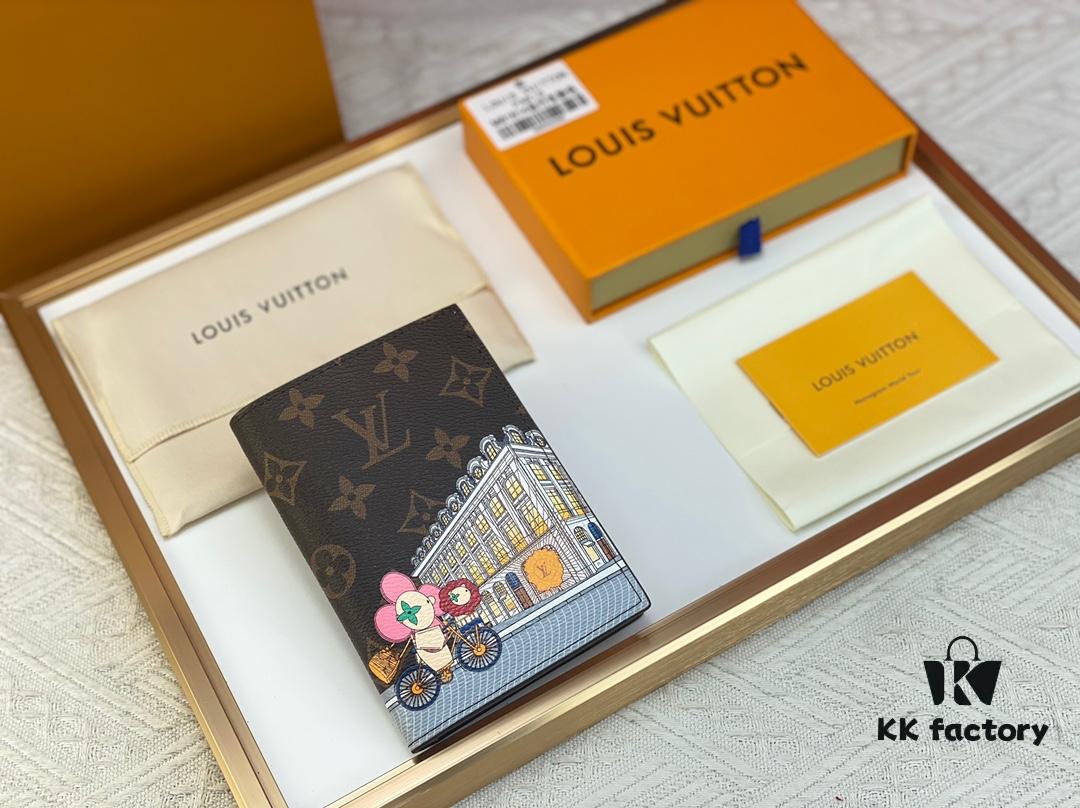 693072f86e68136f4d9a5e54 M60410 Pink 👏👏 Vivienne Holidays 2022 Collection Passport Holder Celebrates Louis Vuitton's Travel Spirit