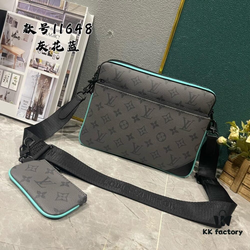 693073116e68136f4d9a5e87 Upgraded Version M11648 M69443 M45320 New Version Men's Three-Piece Satchel Set Trio Collection
