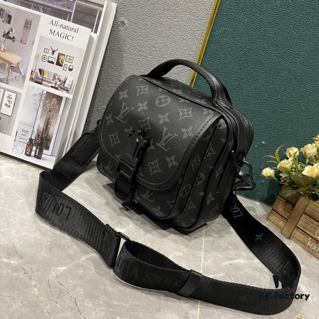 6930731b6e68136f4d9a5e99 Upgraded M46973 Vintage Flower, Black Flower Quest Messenger Bag