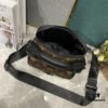 Upgraded 220 M46973 LV Pattern, Black Flower Mailbox Bag