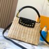 Upgraded M11619 Crocodile-Texture Capucines BB Bag