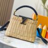 Upgraded M11619 Crocodile-Texture Capucines BB Bag