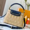 Upgraded M11619 Crocodile-Texture Capucines BB Bag