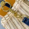Upgraded M11619 Crocodile-Texture Capucines BB Bag
