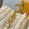 Upgraded M11619 Crocodile-Texture Capucines BB Handbag