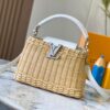 693073356e68136f4d9a5ebd Upgraded M11619 Crocodile-Texture Capucines BB Bag