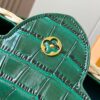 Upgraded M11619 Crocodile-Texture Capucines BB Handbag