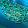 Upgraded M11619 Crocodile-Texture Capucines BB Handbag