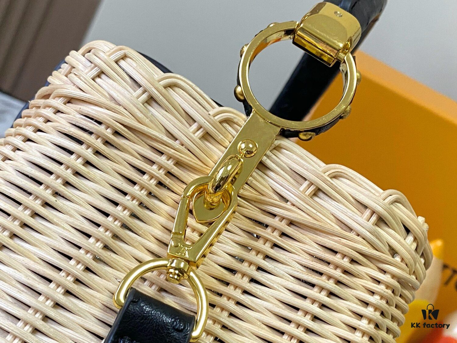 693073476e68136f4d9a5eda Upgraded M11618 Ostrich Texture Capucines BB Handbag