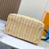 693073476e68136f4d9a5edb Upgraded M11618 Ostrich Texture Capucines BB Handbag