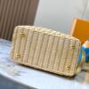 Upgraded M11618 Ostrich-Texture Capucines BB Bag