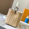 693073576e68136f4d9a5ef1 Upgraded M11618 Ostrich-Texture Capucines BB Handbag