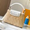 6930735b6e68136f4d9a5ef5 Upgraded M11618 Ostrich-Texture Capucines BB Handbag