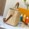 693073606e68136f4d9a5efc Upgraded M11618 Ostrich-Texture Capucines BB Handbag