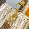 693073626e68136f4d9a5f00 Upgraded M11618 Ostrich-Texture Capucines BB Handbag