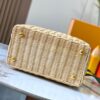 Upgraded M11618 Ostrich-Texture Capucines BB Handbag