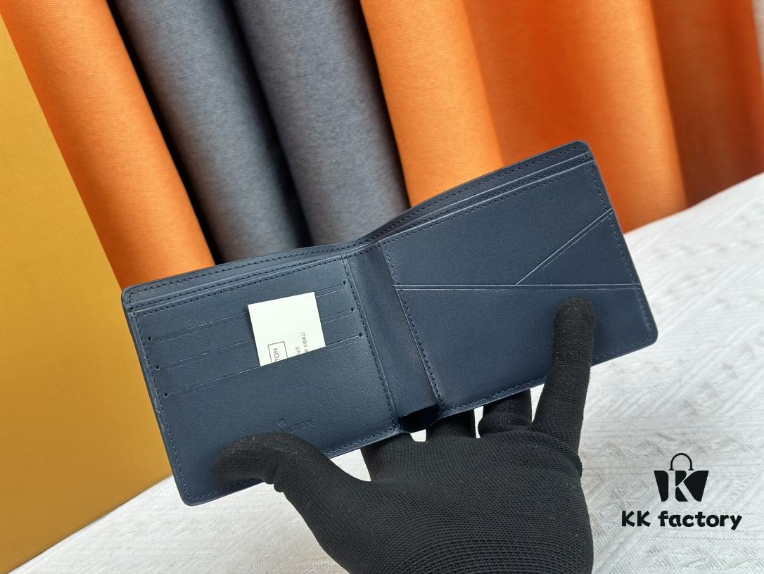 6930738a6e68136f4d9a5f4a MULTIPLE Wallet M83380 Cobalt Blue Short Wallet