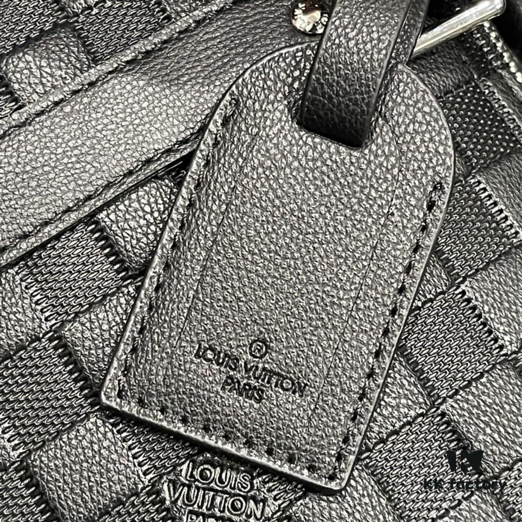 6930738e6e68136f4d9a5f51 Upgraded Version 240 Latest Model M22532 M41416 M44810 Black Grid, Pressed Grid, Crosshatch Keepall Bandoulière 50 Travel Bag