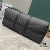 693073926e68136f4d9a5f59 Upgraded Version 240 Latest Model M22532 M41416 M44810 Black Grid, Pressed Grid, Crosshatch Keepall Bandoulière 50 Travel Bag