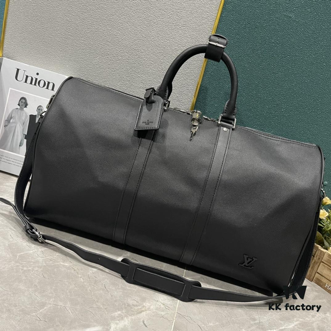 693073946e68136f4d9a5f5e Upgraded Version 240 Latest Model M22532 M41416 M44810 Black Grid, Pressed Grid, Crosshatch Keepall Bandoulière 50 Travel Bag
