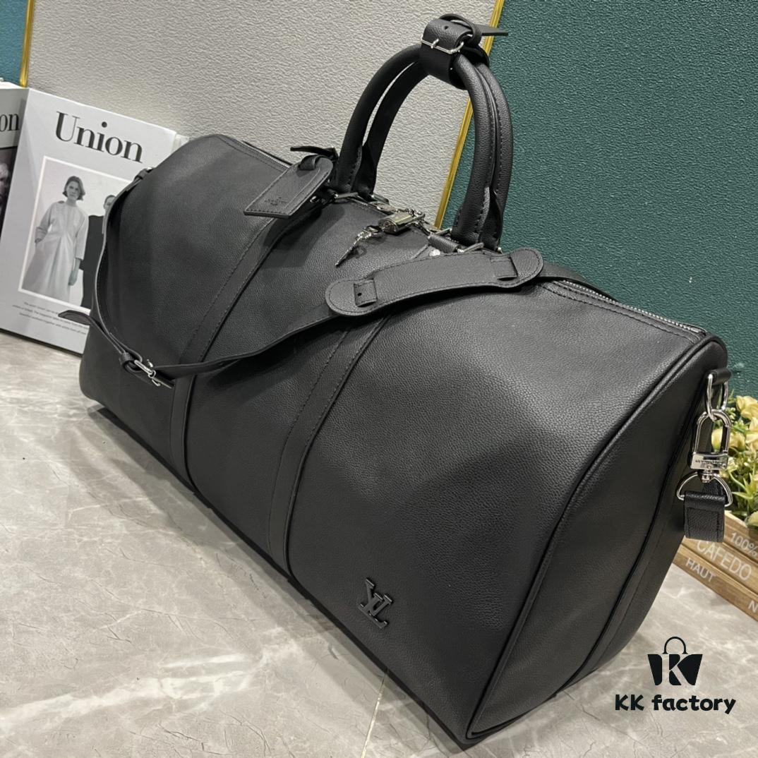 693073956e68136f4d9a5f5f Upgraded Version 240 Latest Model M22532 M41416 M44810 Black Grid, Pressed Grid, Crosshatch Keepall Bandoulière 50 Travel Bag