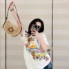693073a56e68136f4d9a5f7d New Arrival Straw Woven Bag Croissant Handbag