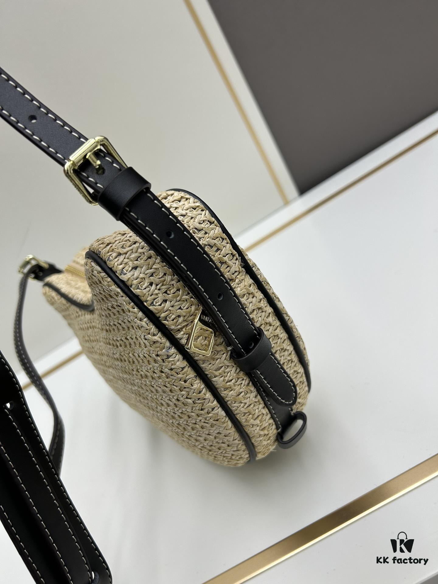 693073ab6e68136f4d9a5f8a New Arrival Straw Woven Bag Croissant Handbag