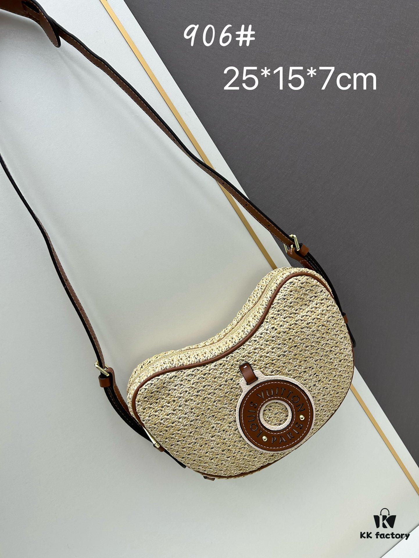 693073ad6e68136f4d9a5f8b New Arrival Straw Woven Bag Croissant Handbag