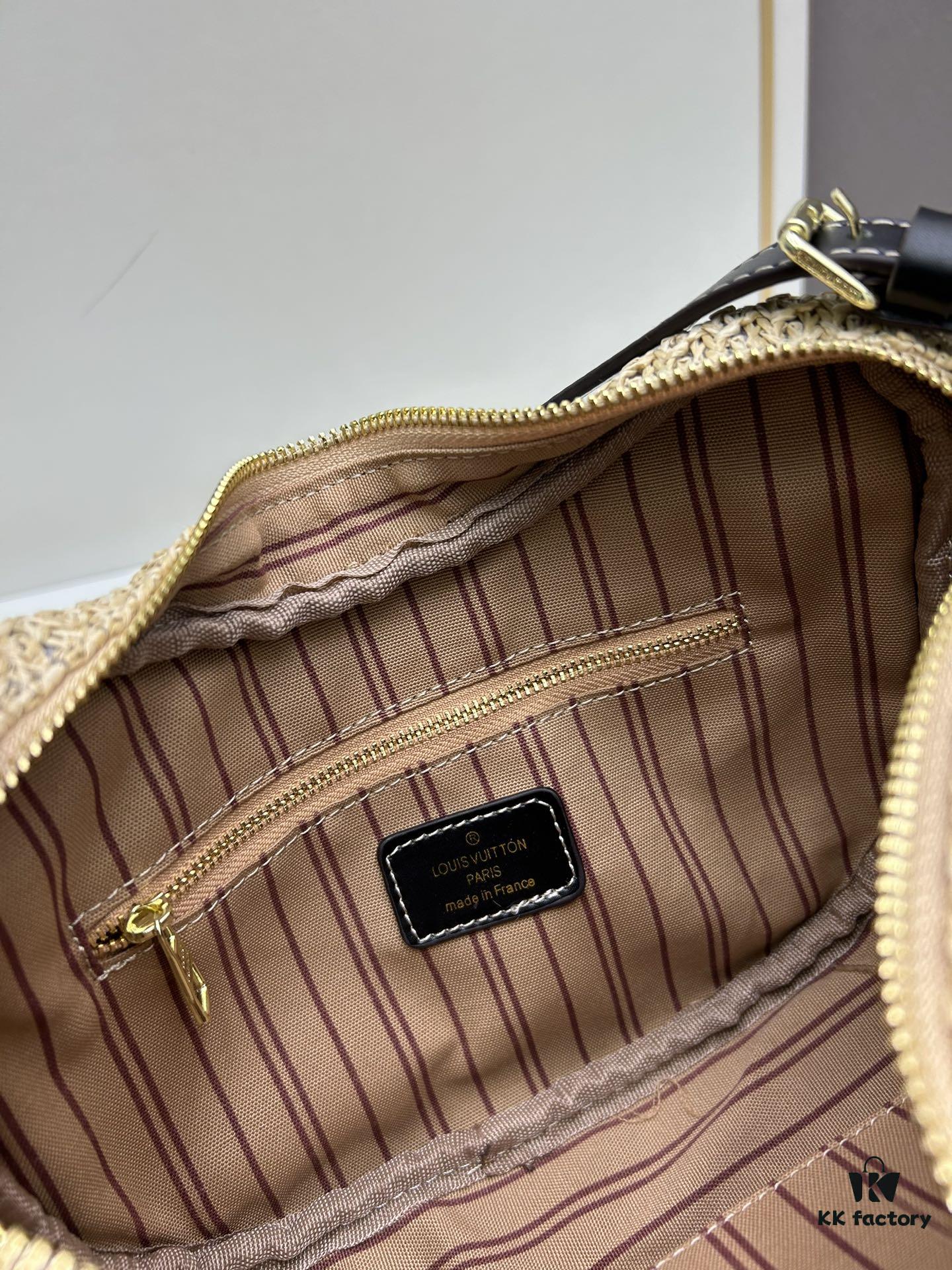 693073ae6e68136f4d9a5f8d New Arrival Straw Woven Bag Croissant Handbag
