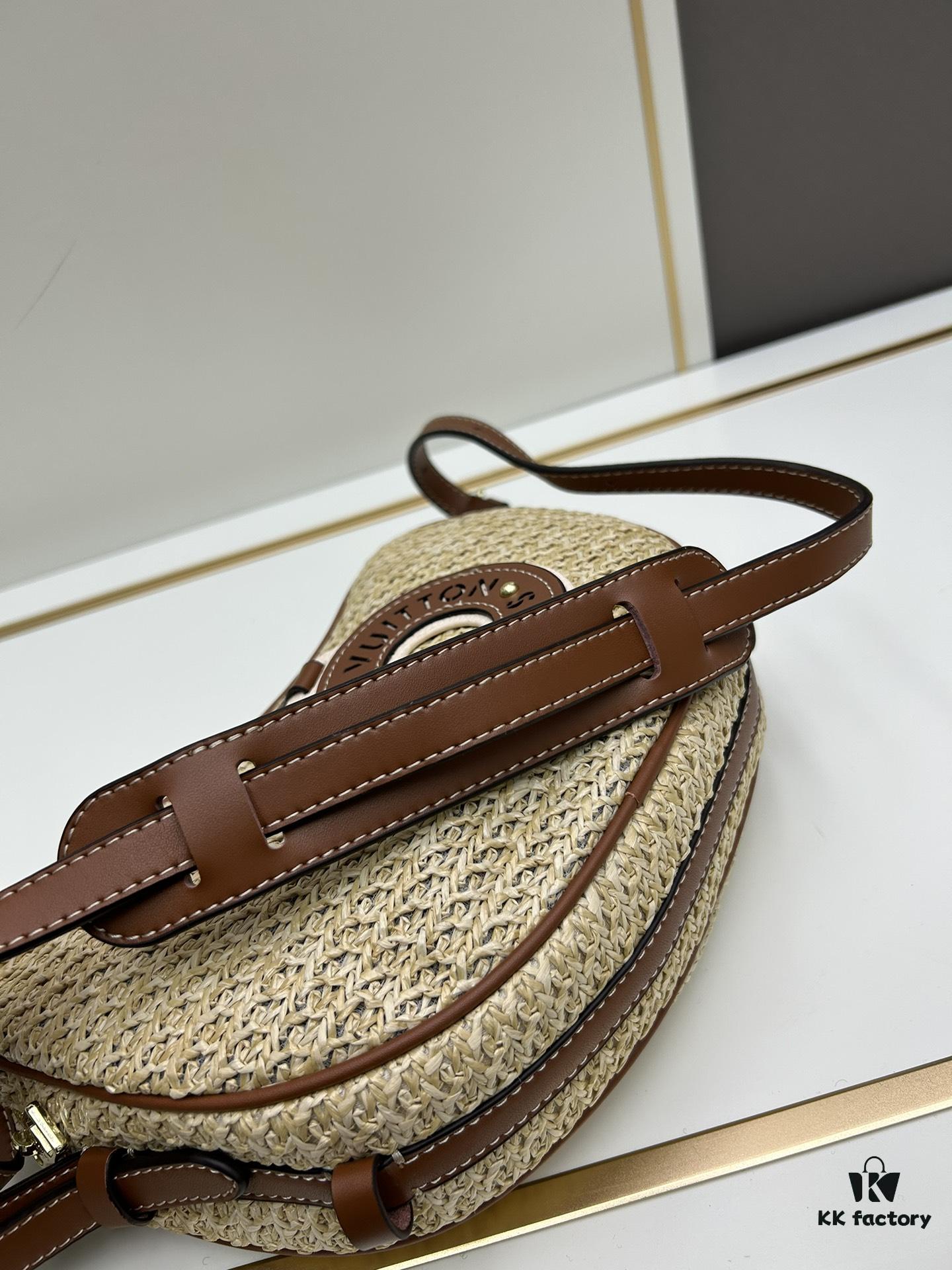 693073af6e68136f4d9a5f93 New Arrival Straw Woven Bag Croissant Handbag