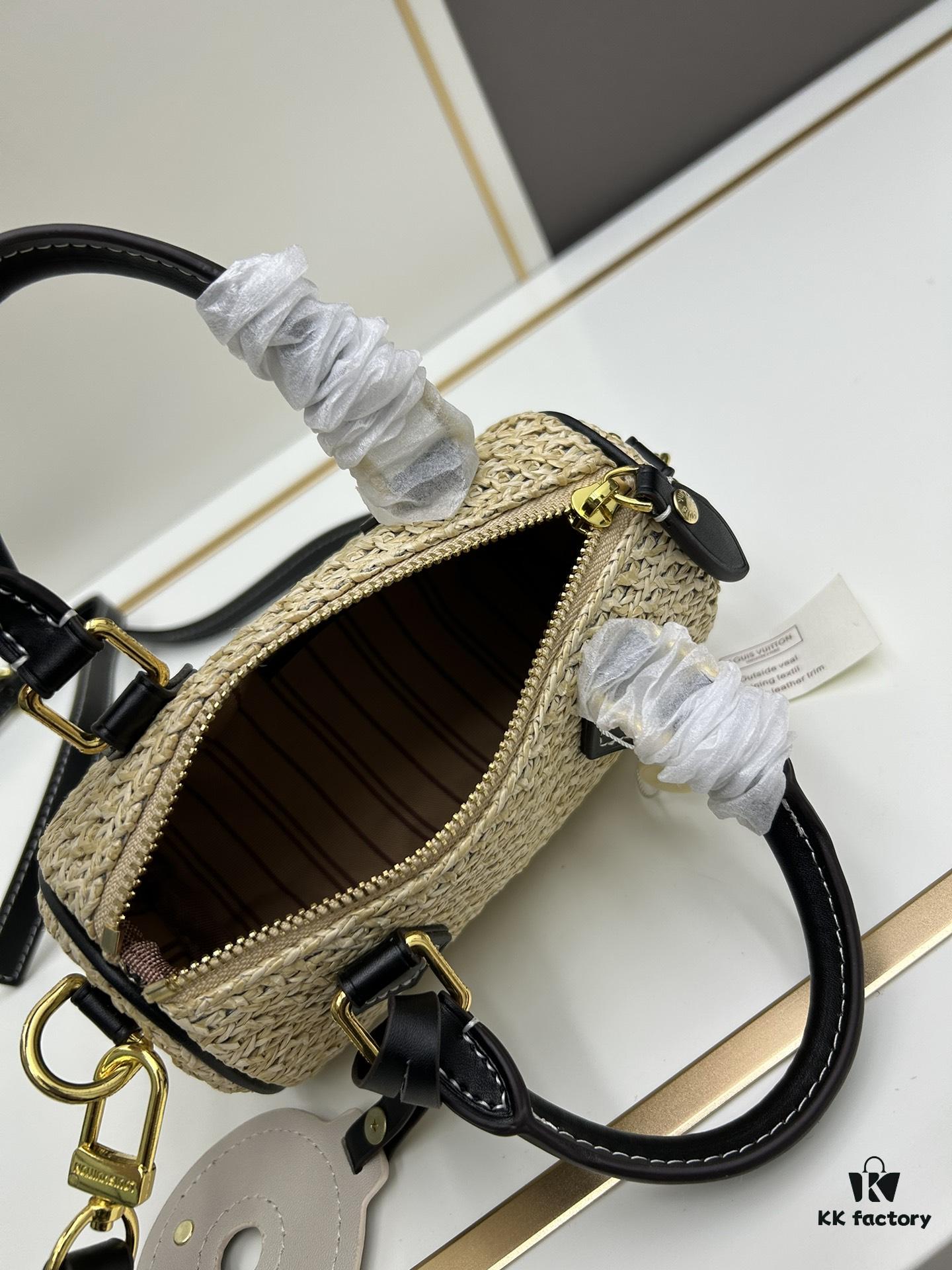 New Arrival [NANO SPEEDY Bag] Raffia (Woven)