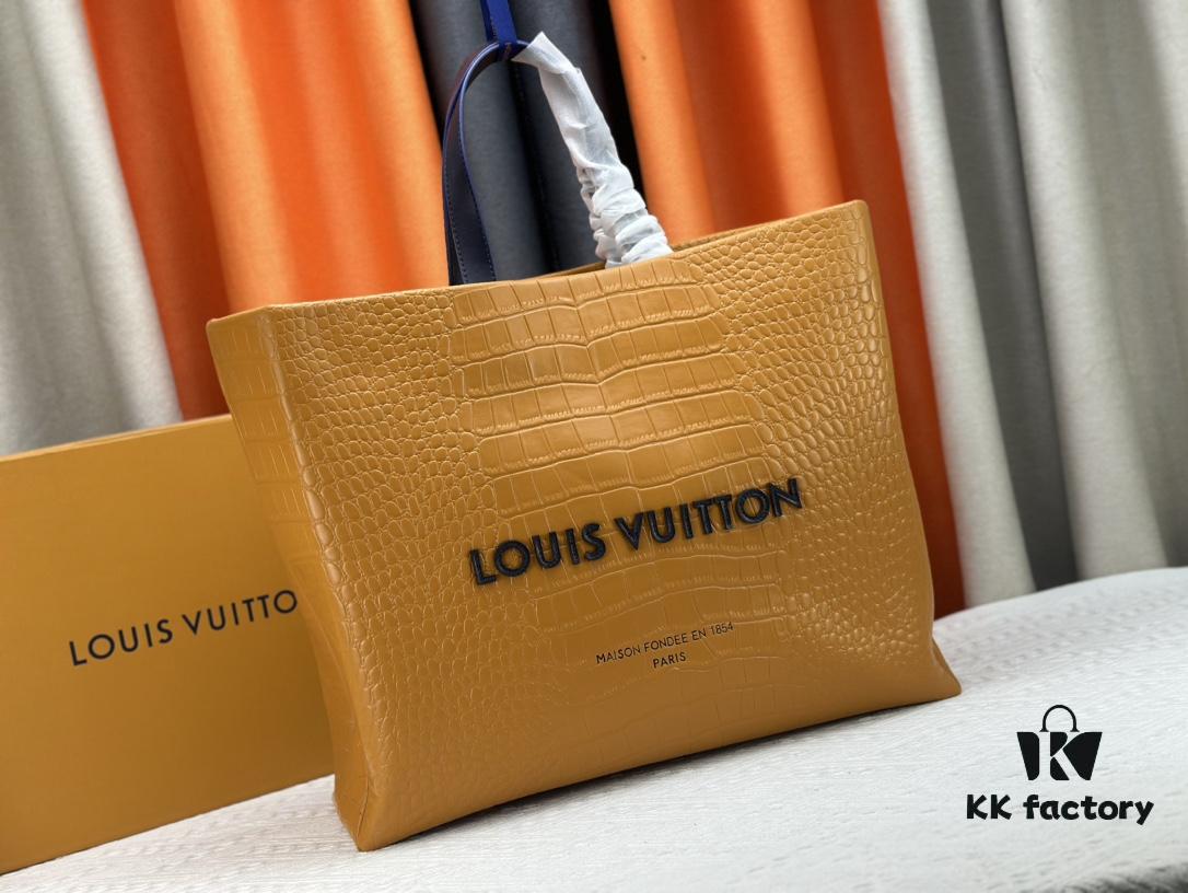 693073bd6e68136f4d9a5fb0 M24457 This Shopper Medium Bag Draws Inspiration from Louis Vuitton's Shopping Tote