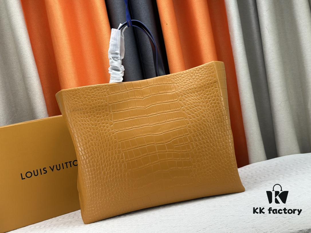 693073bd6e68136f4d9a5fb1 M24457 This Shopper Medium Bag Draws Inspiration from Louis Vuitton's Shopping Tote