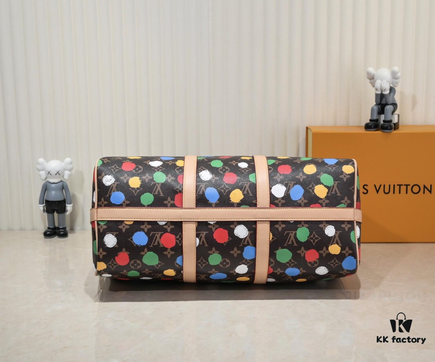 693073e16e68136f4d9a5ff4 LV x YK Keepall 45 Travel Bag from Louis Vuitton x Yayoi Kusama Collection