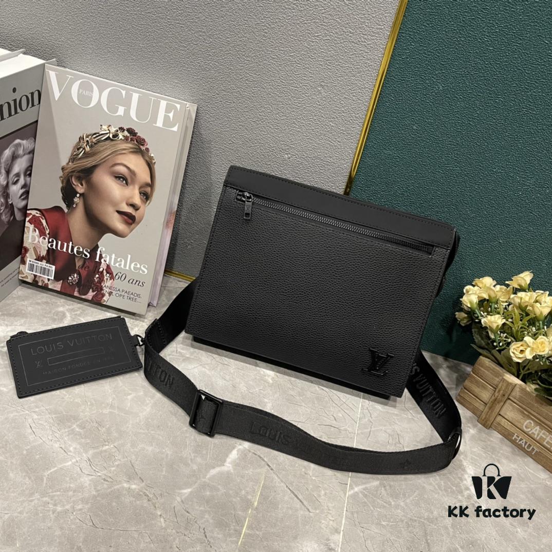 693073ea6e68136f4d9a6006 Upgraded 170 M59329 New Full Leather 2-Piece Set Messenger Voyage Bag