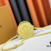 693073f76e68136f4d9a601f Original 10 M11294 Yellow M47117 M44699 Monogram Flower Women's Round Handbag Series Around Me Bag